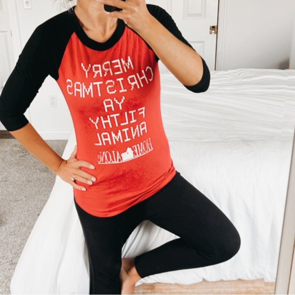 Home Alone Baseball Tee